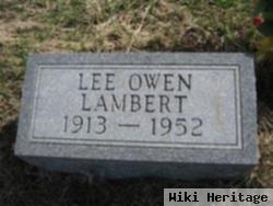 Lee Owen Lambert