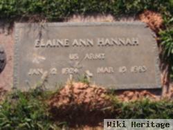 Elaine Ann Hannah