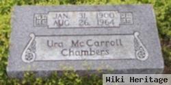 Ura Elizabeth Mccarroll Chambers