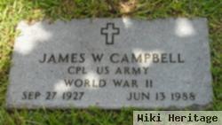 Corp James W Campbell, Jr