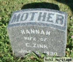 Hannah Arminta Moffett Zink