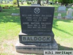 William Henry Baldock, Sr