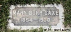 Mary Durr Saxe