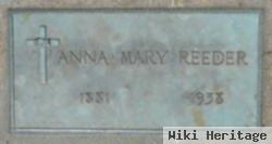 Anna Mary "anna" Young Reeder