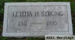 Letitia H Strong