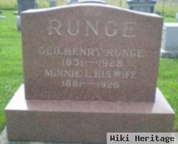 Wilhelmine L. "minnie" Krone Runge