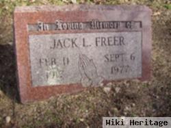 Jackson L "jack" Freer