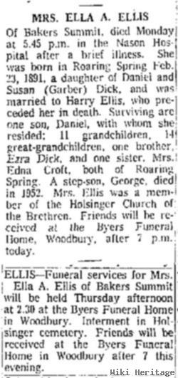 Ella Agnes Dick Ellis