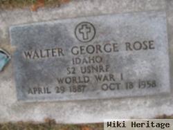 Walter George Rose