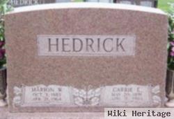 Marion W Hedrick