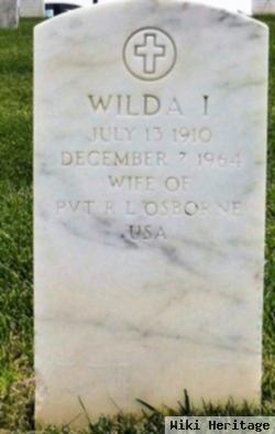 Wilda I Osborne