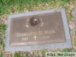 Charlotte D Mack