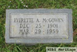 Everette A. Mcgowen