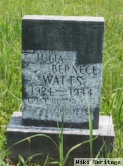 Julia Bernice Watts