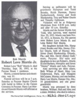 Robert Love "bob" Morris, Jr