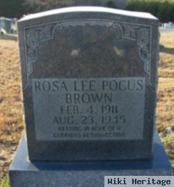 Rosa Lee Pocus Brown