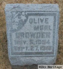 Olive Murl Crowder