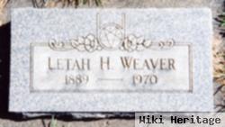 Letah Grace Hogue Weaver