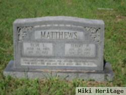 Elbert H Matthews