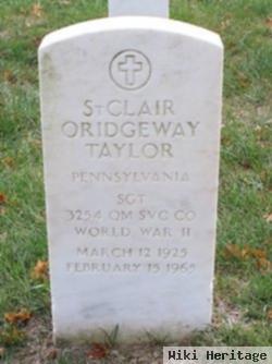 Sgt St. Clair Oridgeway Taylor