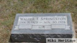 Walter T. Springston