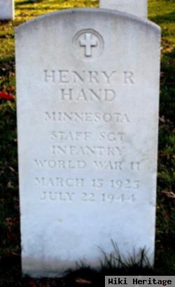 Henry R Hand