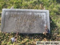 Sarah Elma Carothers Jefferson