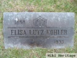 Elisa Caroline "lizzie" Lutz Kohler