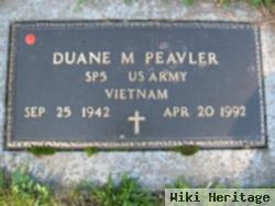 Duane Martin Peavler