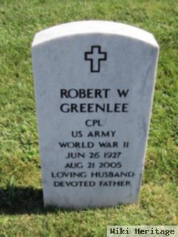 Robert W Greenlee