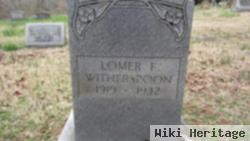 Lomer F. Witherspoon