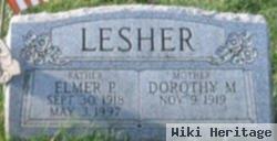 Elmer P Lesher