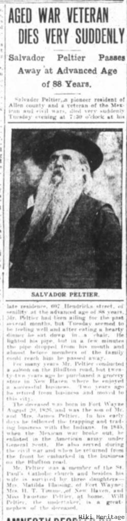 Pvt Salvador Peltier