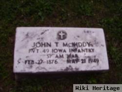 John T Mckiddy