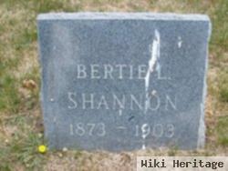 Bertie L Shannon