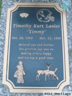 Timothy Kurt "timmy" Lanier