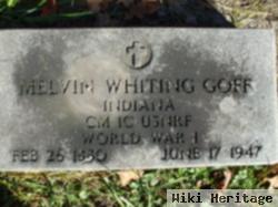 Melvin Whiting Goff