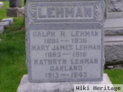 Mary Edna James Lehman