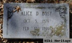 Alice D Bost