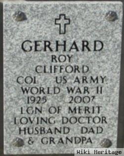 Dr Roy Clifford Gerhard