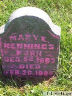 Mary E Hennings