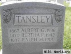 Albert George Tansley