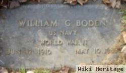 William G Boden