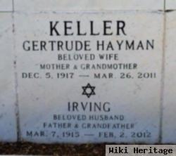 Gertrude Hayman Keller