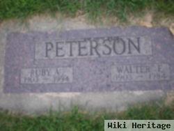 Walter E Peterson