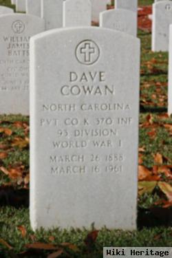 Pvt Dave Cowan