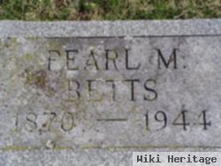 Pearl M. Betts