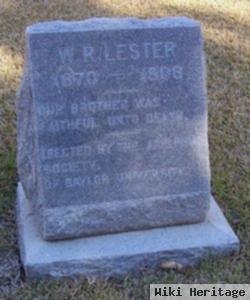 W. R. Lester