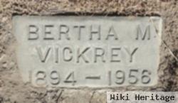 Bertha M. Vickrey