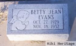 Betty Jean Evans